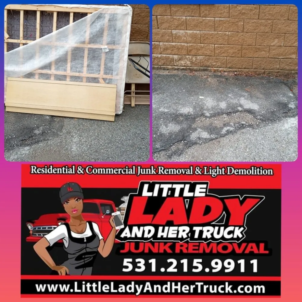 Expert garden landscaping for homes in Omaha, NE by Little Lady & Her Truck Light Hauling Services