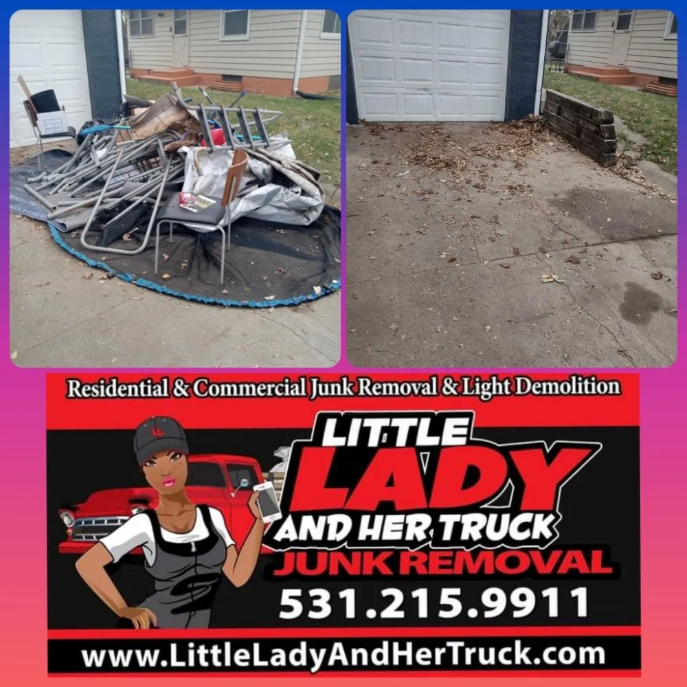 Expert yard maintenance in Omaha, NE by Little Lady & Her Truck Light Hauling Services