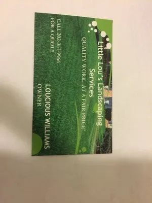 Little Lou”s Landscaping Services Logo