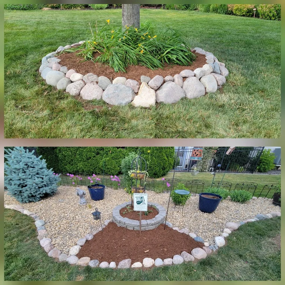 Affordable outdoor landscaping in Hettick, IL by Little Mans Landscape and Excavation