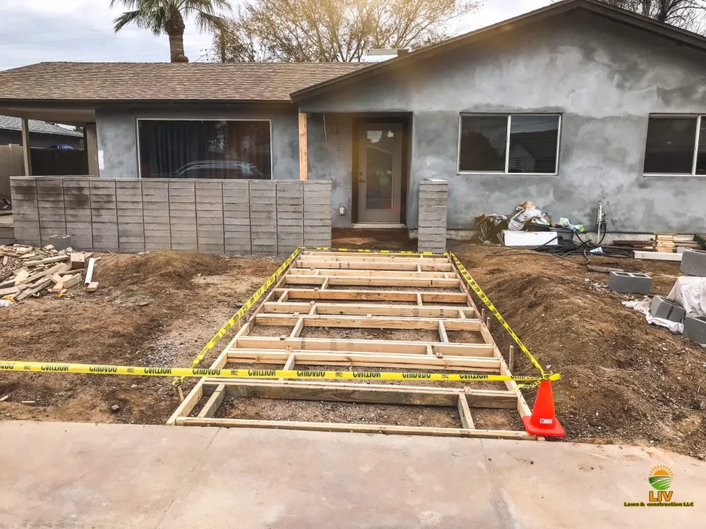Custom residential landscaping for beautiful yards across Chandler, AZ - LIV Lawn and Construction