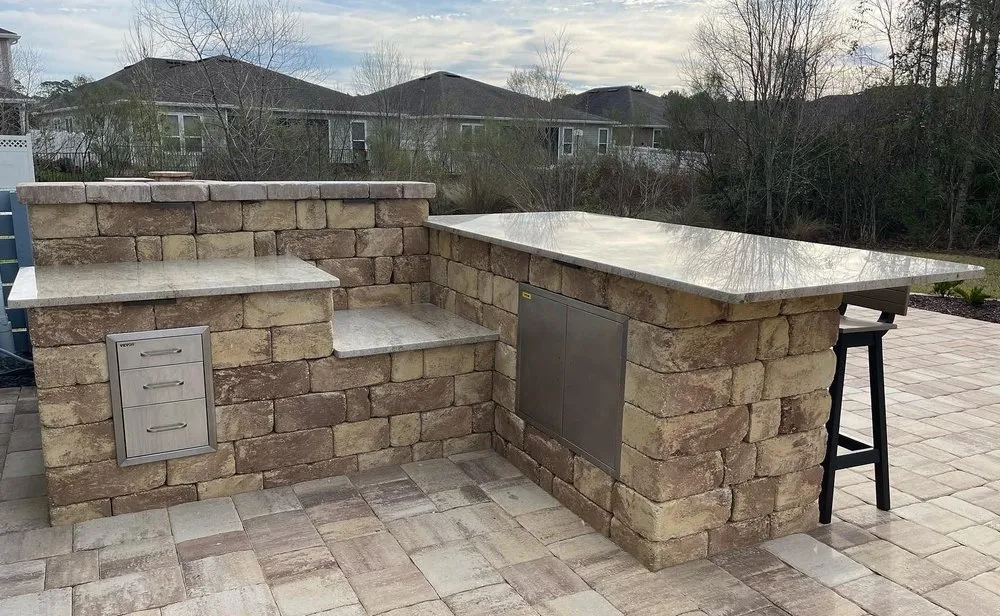 Expert landscape installation in St. Augustine, FL by Live Aloha Landscapes