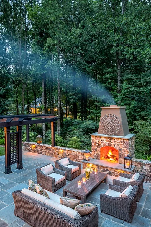 Affordable garden landscaping for homes in Reisterstown, MD by Live Green Landscape Associates