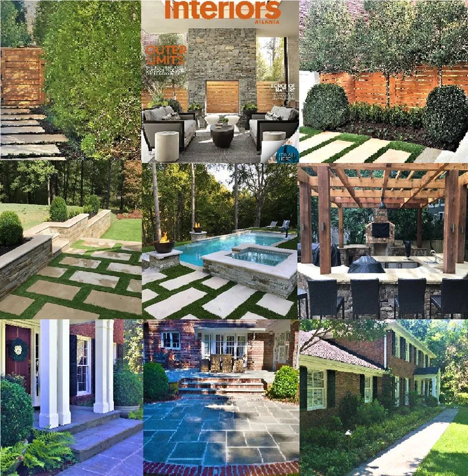 Trusted garden landscaping with custom design in Chamblee, GA by Live Oak Manors