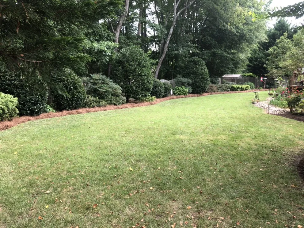 Custom residential landscaping with custom design in Chesapeake, VA by Liverman Lawn & Landscaping