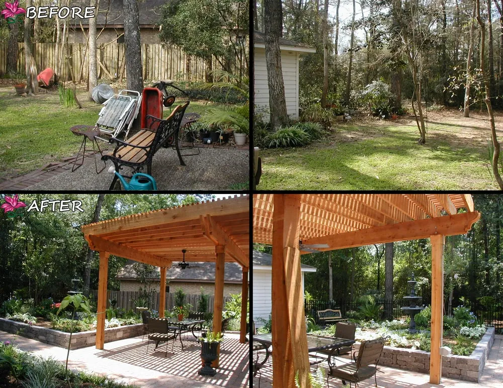 Top-rated yard cleanup service with custom design across Conroe, TX - Living Expression Landscapes