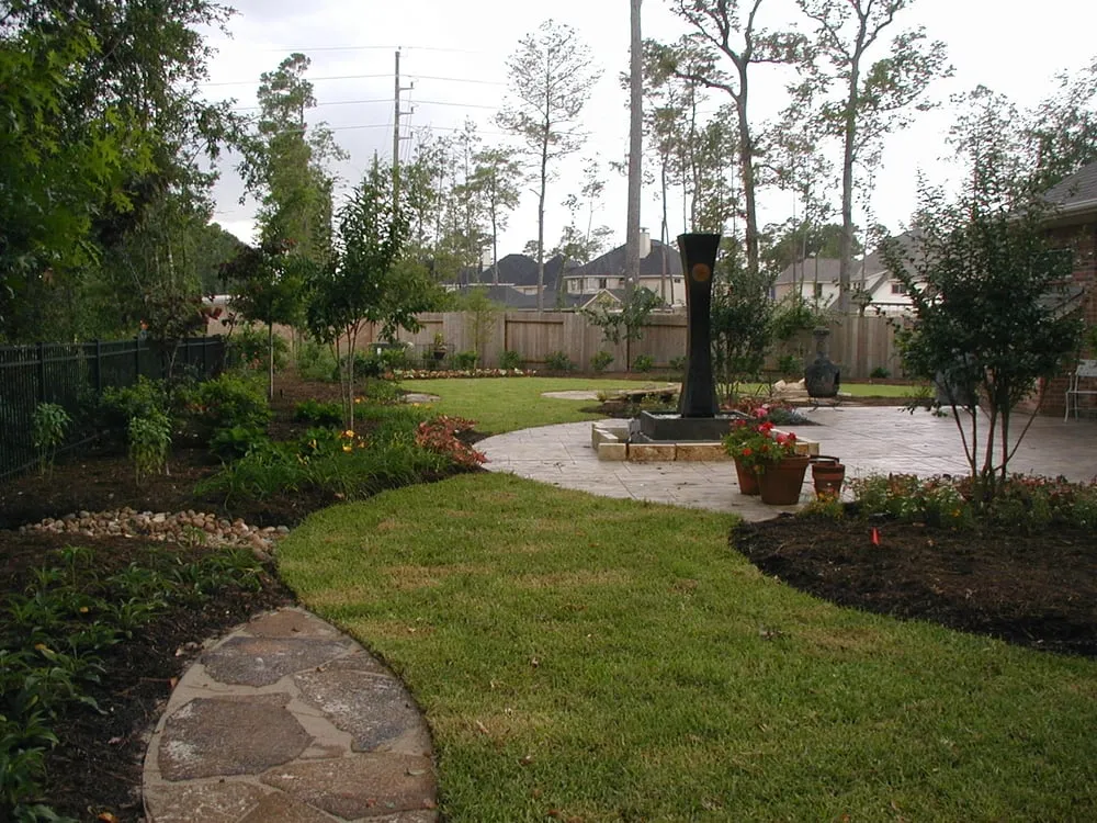 Expert yard cleanup service for outdoor upgrades in Conroe, TX by Living Expression Landscapes