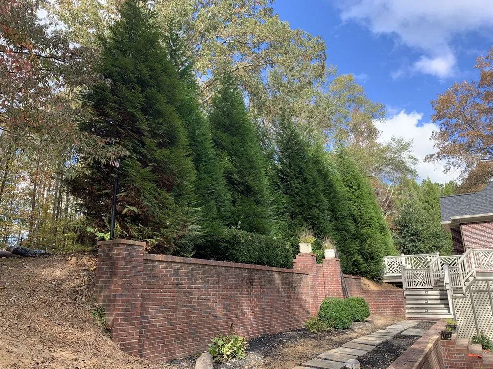 Custom garden landscaping in Marietta, GA by Living Fences