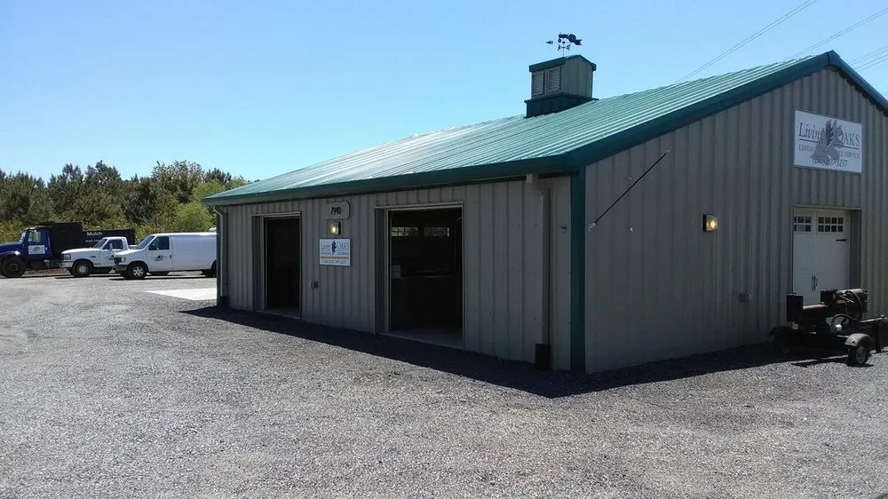 Custom landscape installation for homes across Powells Point, NC - Living Oaks Landscaping & Tree Services