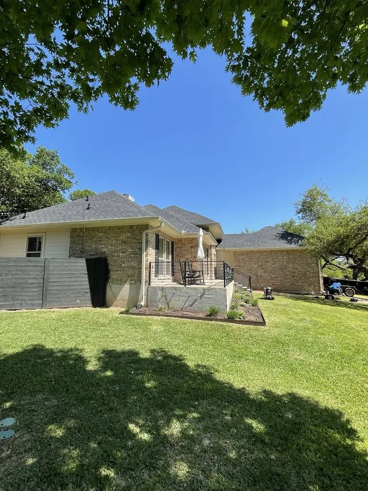 Custom residential landscaping near you in Round Rock, TX by Living Proof Sprinkler Co.