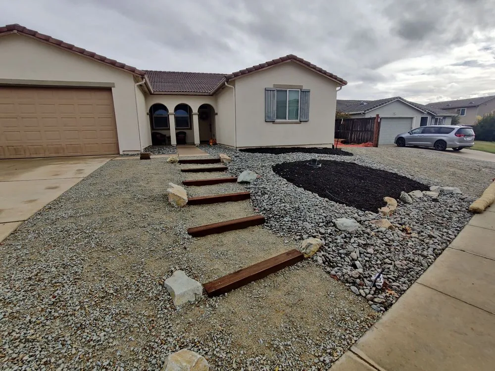 Affordable yard maintenance with custom design across Redding, CA - Living Water Landscape & Design