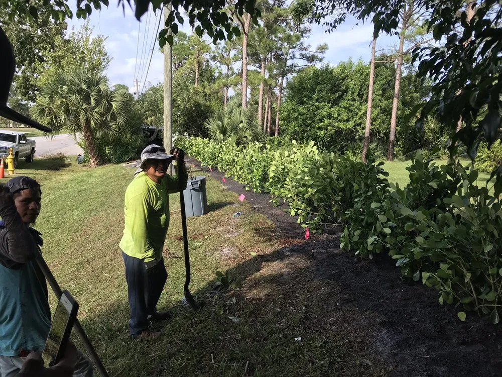 Custom residential landscaping with custom design across Palm City, FL - Living Water Landscape