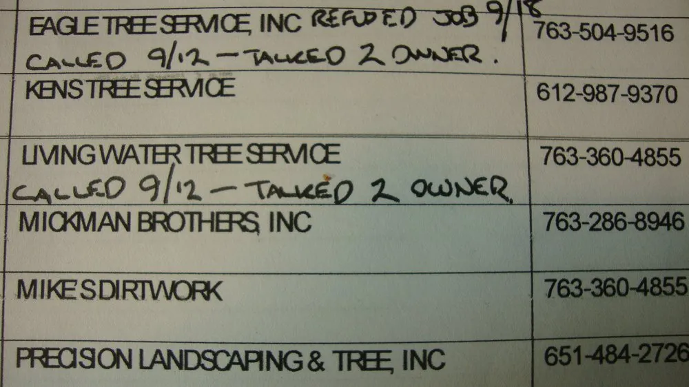 Local garden landscaping in Andover, MN - Living Water Tree Service