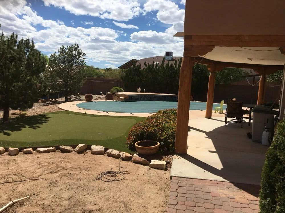 Local landscape design in Albuquerque, NM by Living Waters Handyman & Sprinklers