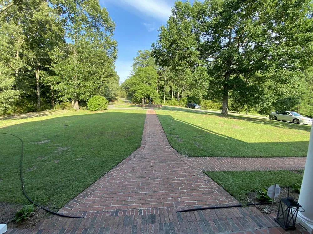 Professional yard cleanup service for year-round maintenance in Pelion, SC by Living Waters Irrigation & Landscaping