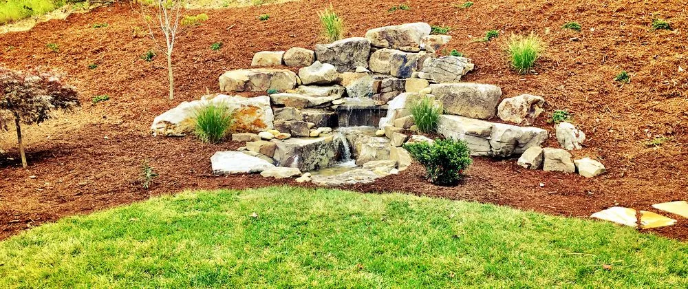 Reliable lawn mowing service for beautiful yards in Asheville, NC by Living Waters Landscaping