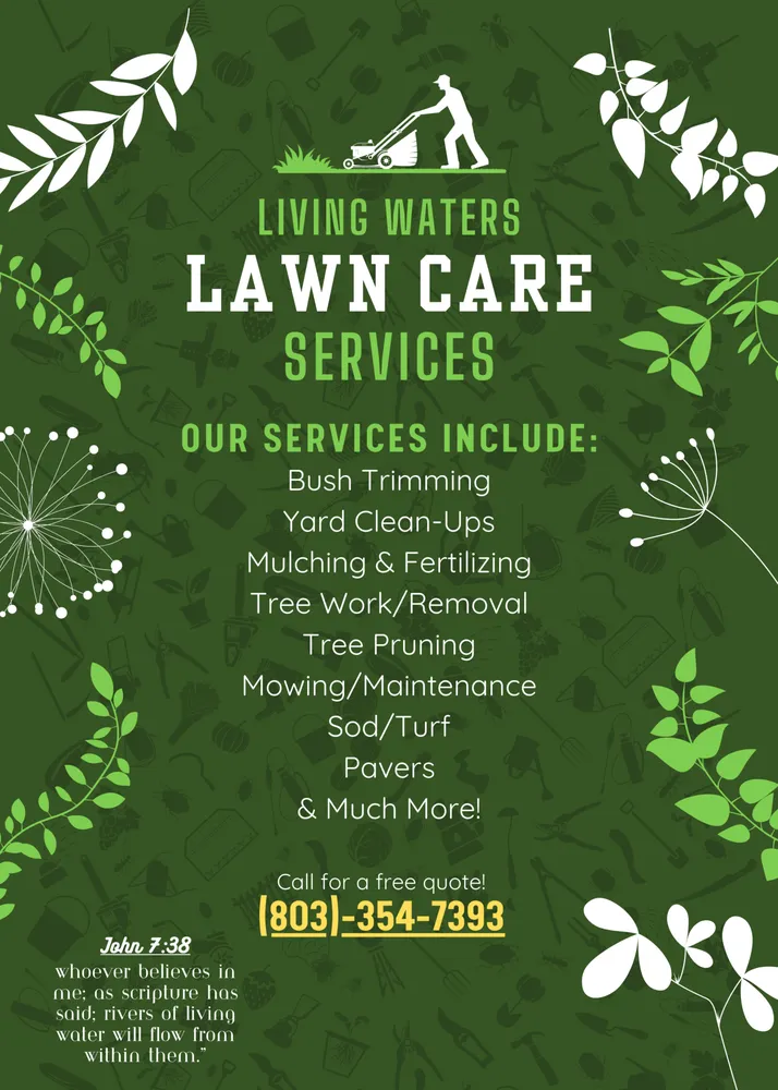 Top-rated landscaping services in Lexington, SC - Living Waters Lawn Care