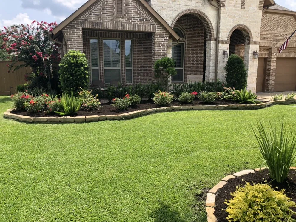 Affordable lawn mowing service with custom design across Conroe, TX - Living Wild