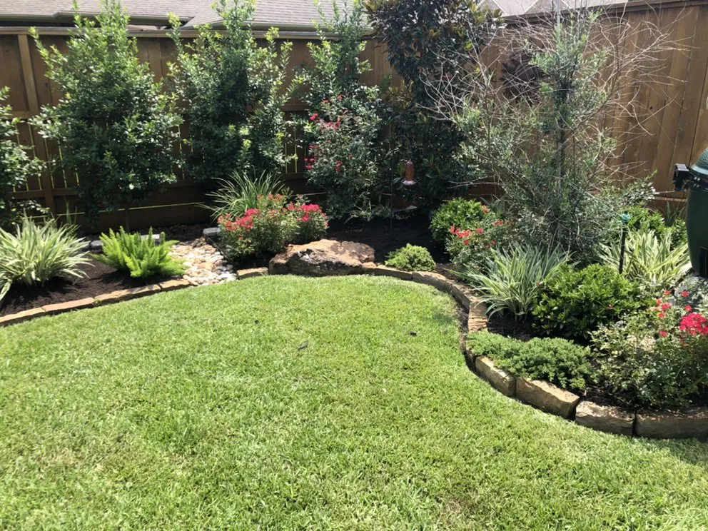 Professional landscape design in Conroe, TX by Living Wild