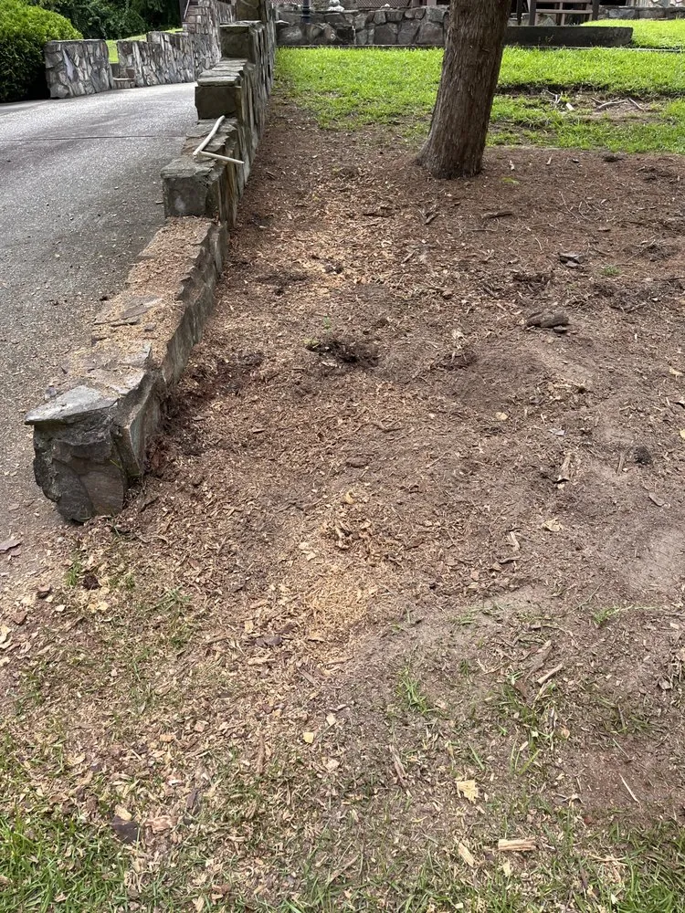 Local garden landscaping with custom design in Broadway, NC by Livi’s red shed