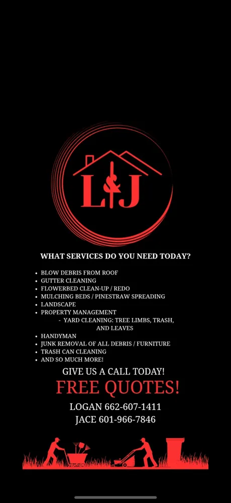 Professional lawn mowing service in Jackson, MS by L&J