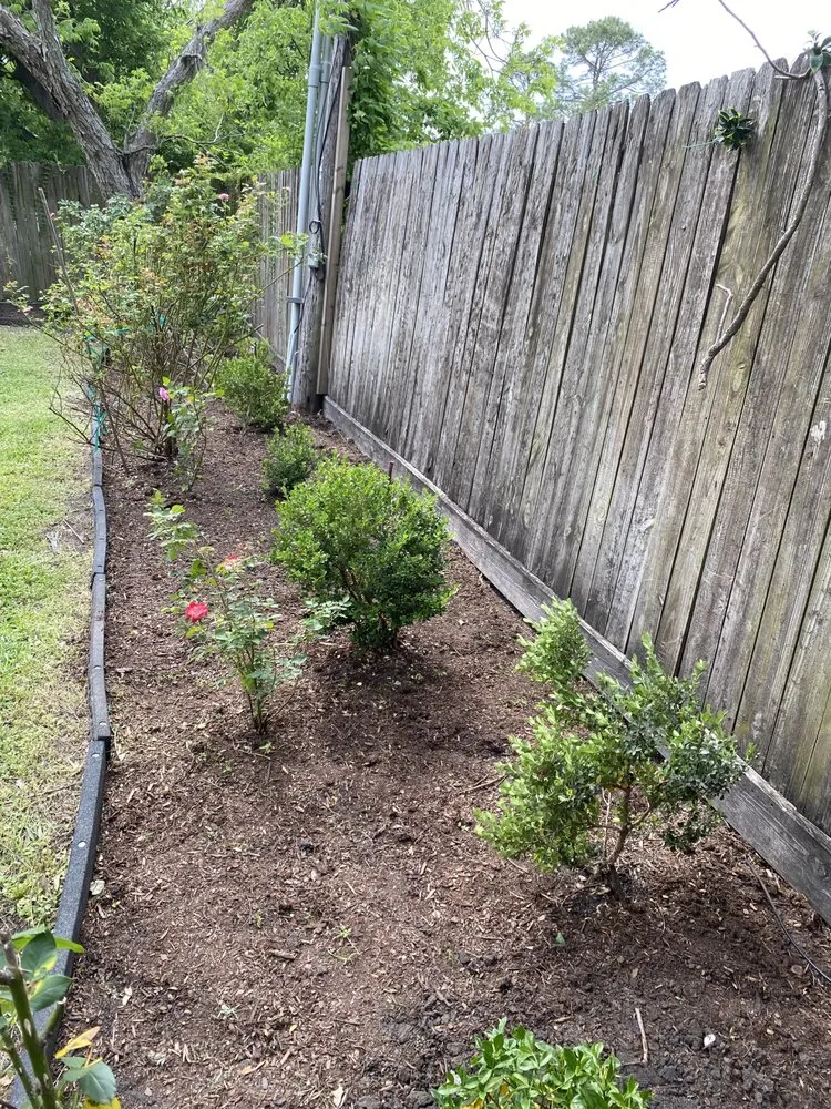 Custom garden landscaping in Houston, TX - LJ Lawncare Services & More