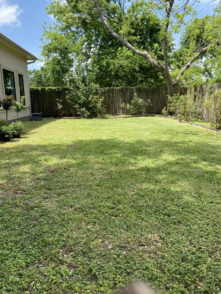 Professional yard maintenance for residential properties in Houston, TX by LJ Lawncare Services & More