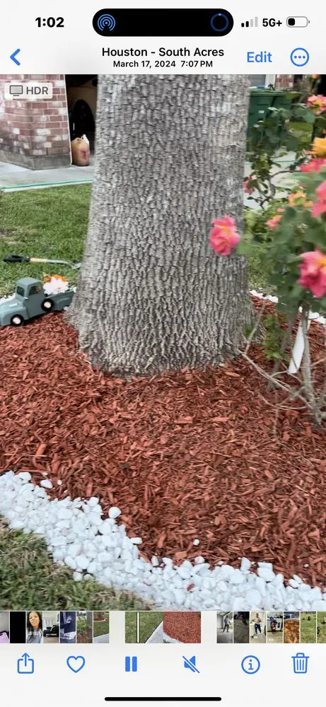 Expert landscape installation with custom design in Houston, TX by LJ Lawncare Services & More