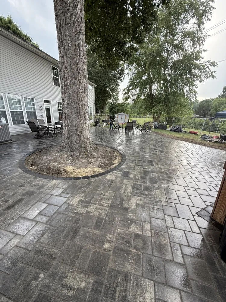 Local landscape installation in Virginia Beach, VA - LJ Patios