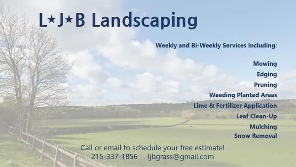 LJB landscaping Logo