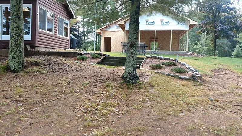 Custom outdoor landscaping in Inver Grove Heights, MN by Ljm Construction