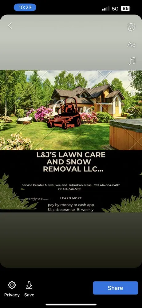 Custom yard maintenance in West Milwaukee, WI - L&J’s Lawn care and Snow removal