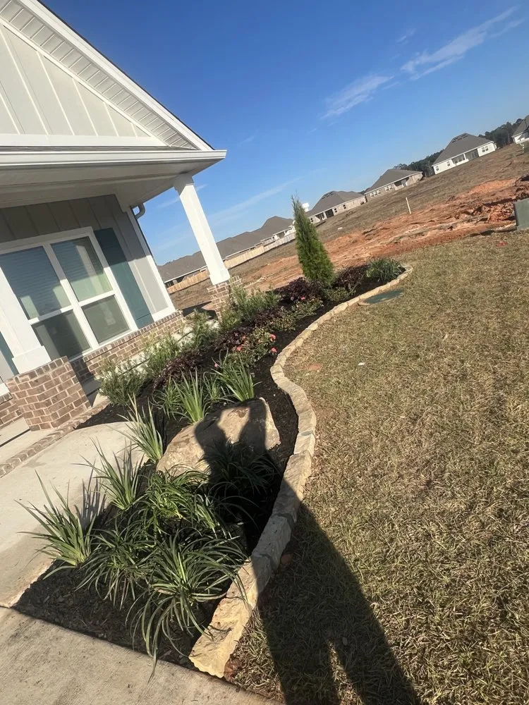 Reliable lawn mowing service for residential properties in Bay Minette, AL by L&K Landscaping