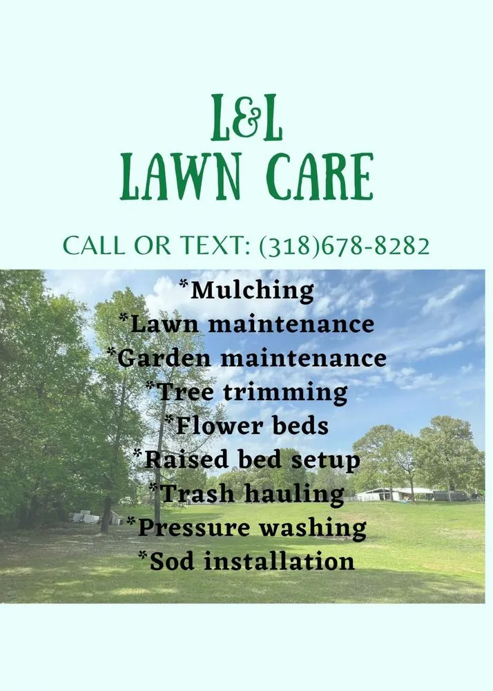 Professional landscape installation with custom design across Benton, LA - L&L Lawn care
