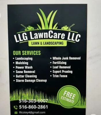 LLG Lawn Care Logo