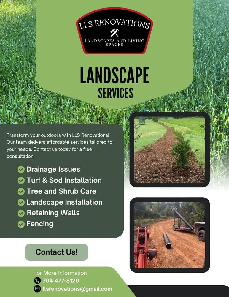 Top-rated landscaping services for residential properties in Lawndale, NC by LLS Renovations