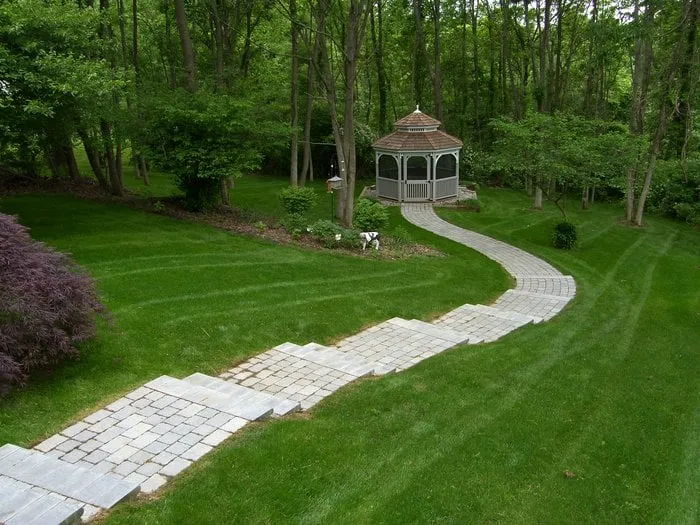Affordable yard cleanup service with custom design in Flemington, NJ by LLT Landscaping