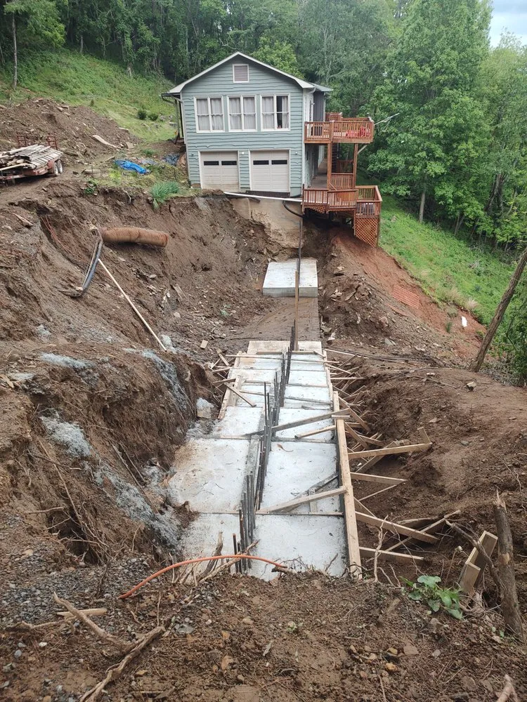 Professional landscape installation for beautiful yards in Taylorsville, NC by LM Grading and Landscaping