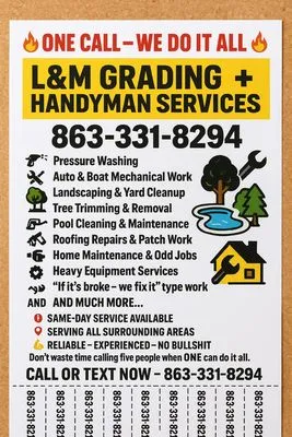 l&M Grading Specialities Logo