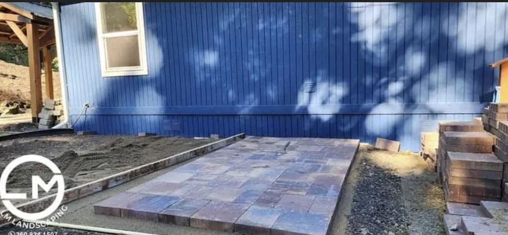 Local landscape installation in Belfair, WA - LM Landscaping