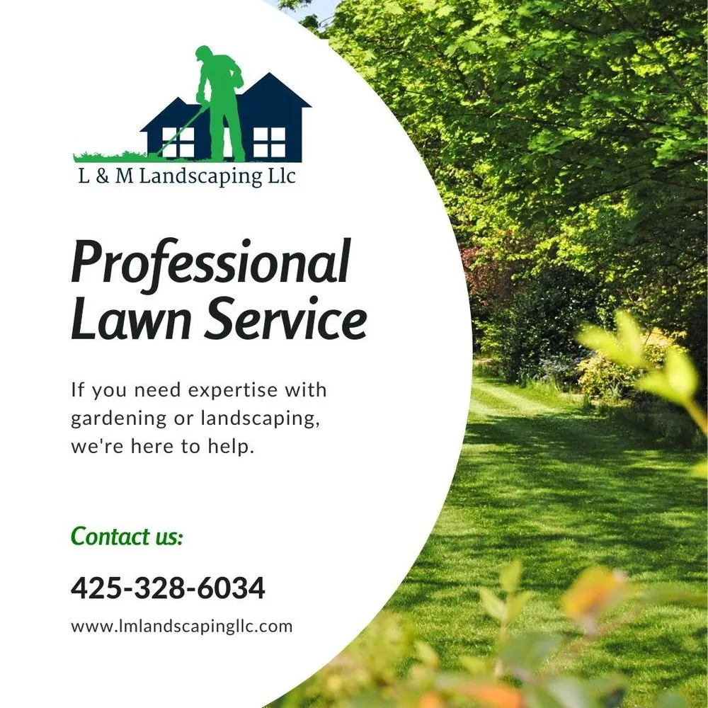 Reliable yard maintenance in Everett, WA by L&M Landscaping