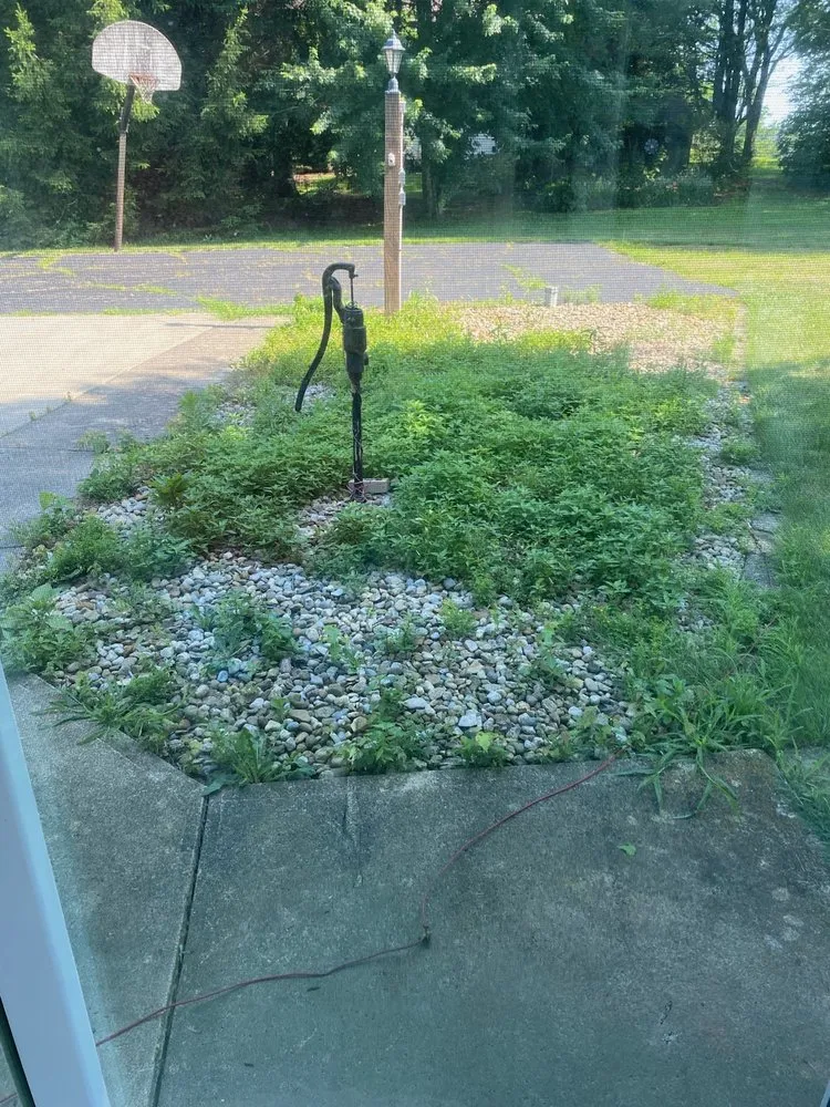 Custom outdoor landscaping with custom design in Centerburg, OH by L&M Lawncare