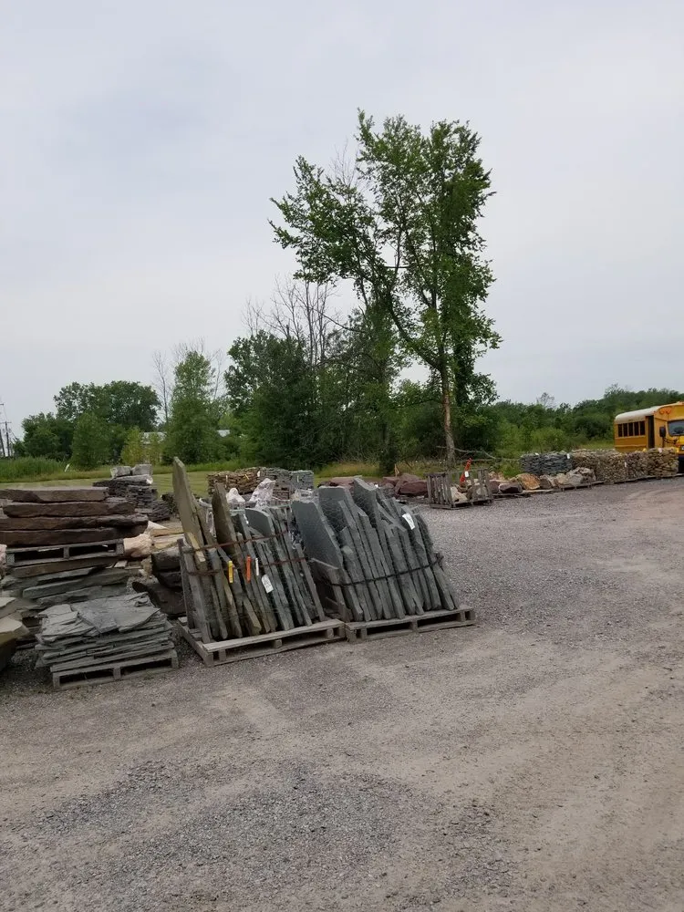 Affordable landscape design near you in Alden, NY by LM Stone and Topsoil Services