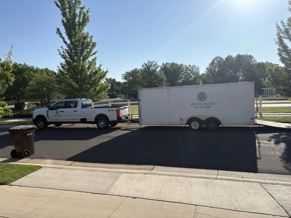 Expert lawn mowing service for year-round maintenance in Commerce City, CO by LMI Landscapes