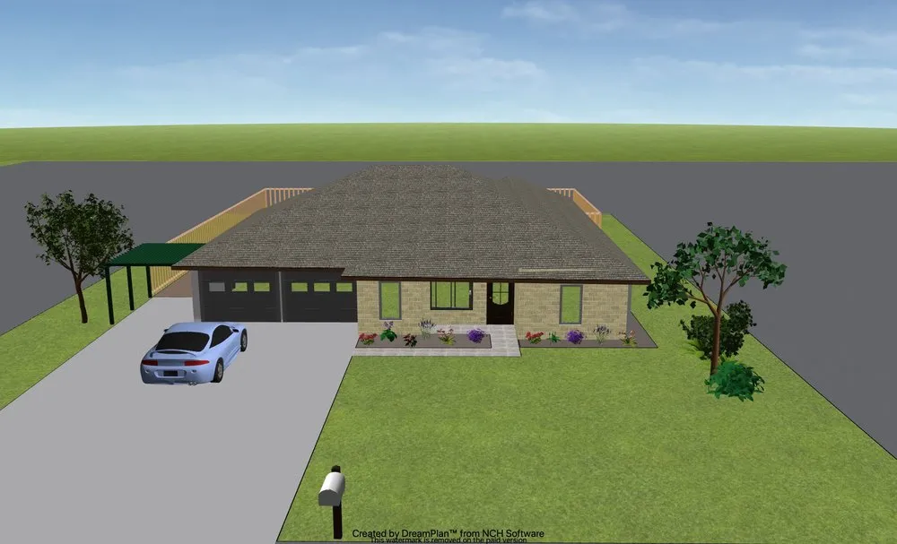 Custom landscape installation in Austin, TX by Lms Landscaping & Tree service