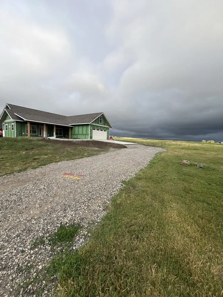 Professional outdoor landscaping in Bozeman, MT by LMZ Excavating