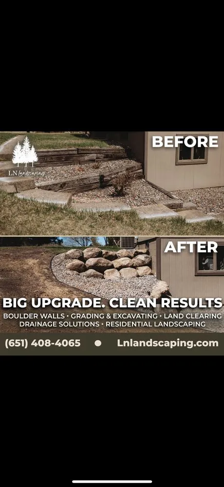 Custom outdoor landscaping in North Branch, MN - LN Landscaping
