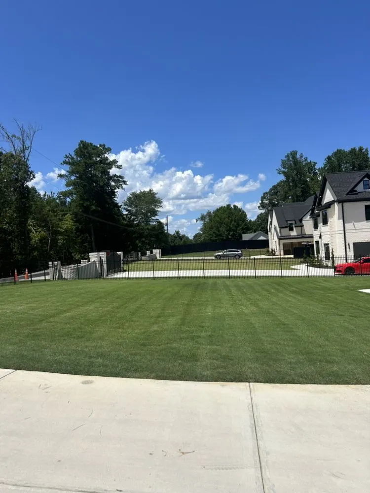 Affordable yard maintenance for residential properties in Buford, GA by Lobo Landscape
