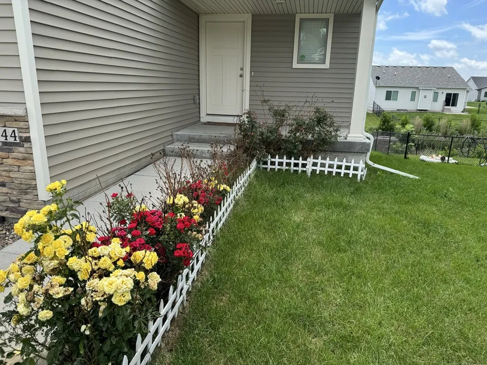 Custom lawn mowing service in West Des Moines, IA by Lobo Lawn & Landscape