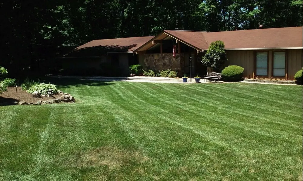 Professional lawn mowing service with custom design across Kennesaw, GA - Local Boys Assured Services